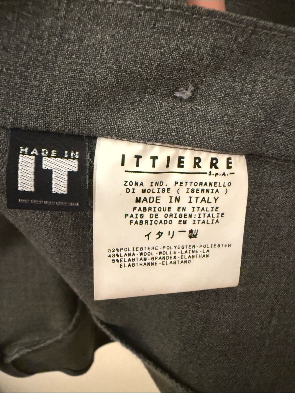 Versace Women’s Dark Gray Tailored Buttondown long sleeve shirt size small - Picture 9 of 13